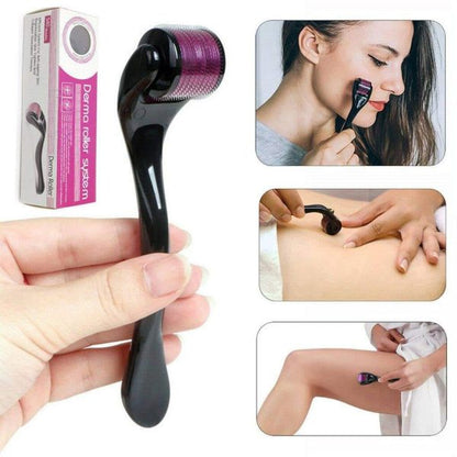Deal 1 Derma Roller, 1 Silicon Scalp Massage Brush, Comb Bottle (Free Delivery)