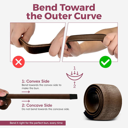 Hair Bun Maker French Twist Hair Fold Wrap