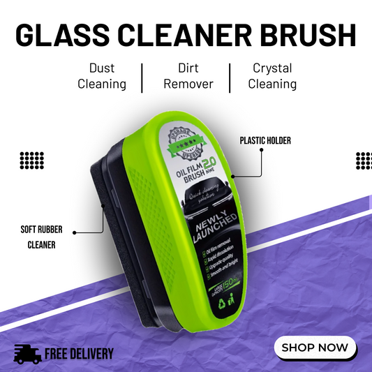 Car Oil Film Cleaning Brush for Dusty Glass (Free Delivery)